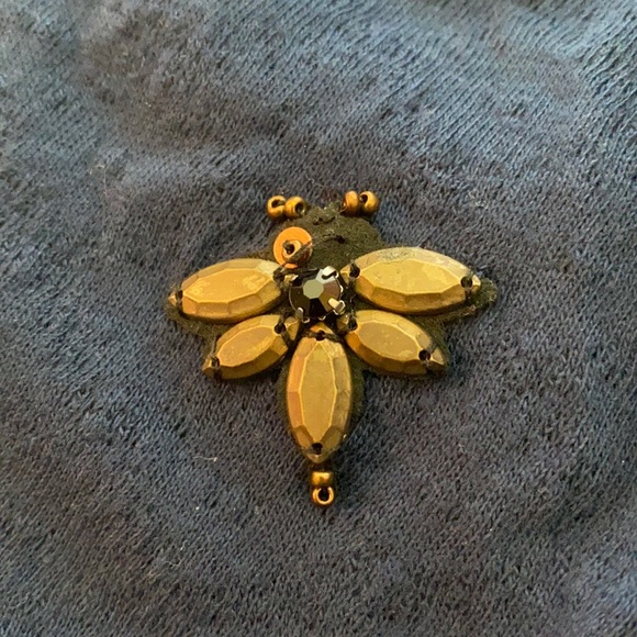 Lauren Conrad navy dragonfly top - Picture 9 of 10